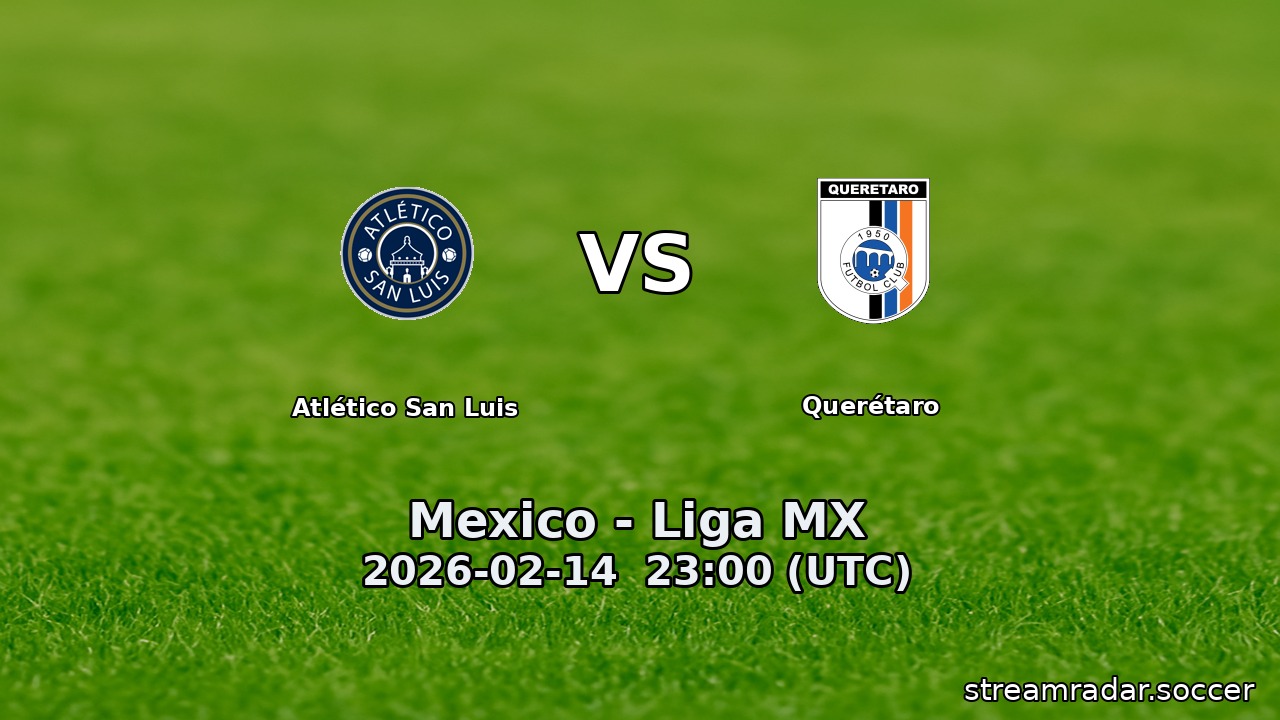 Atlético San Luis vs Querétaro