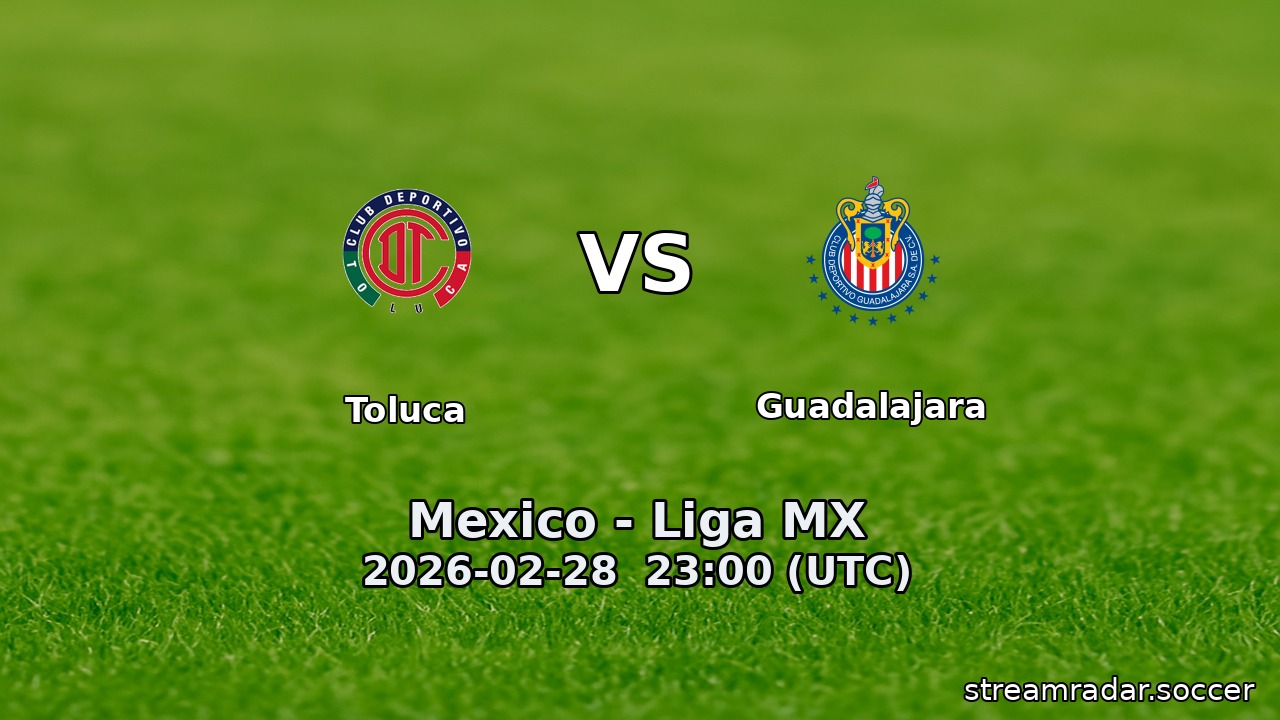 Toluca vs Guadalajara