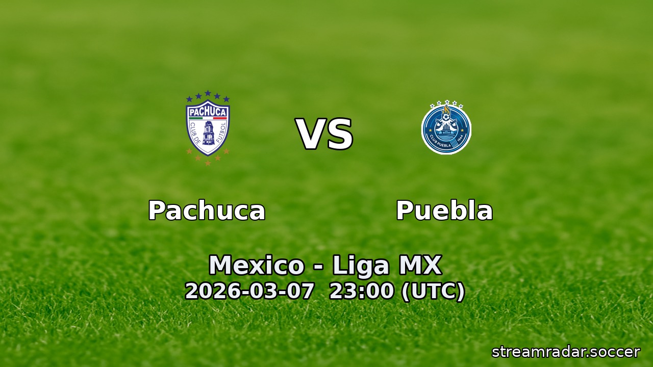 Pachuca vs Puebla