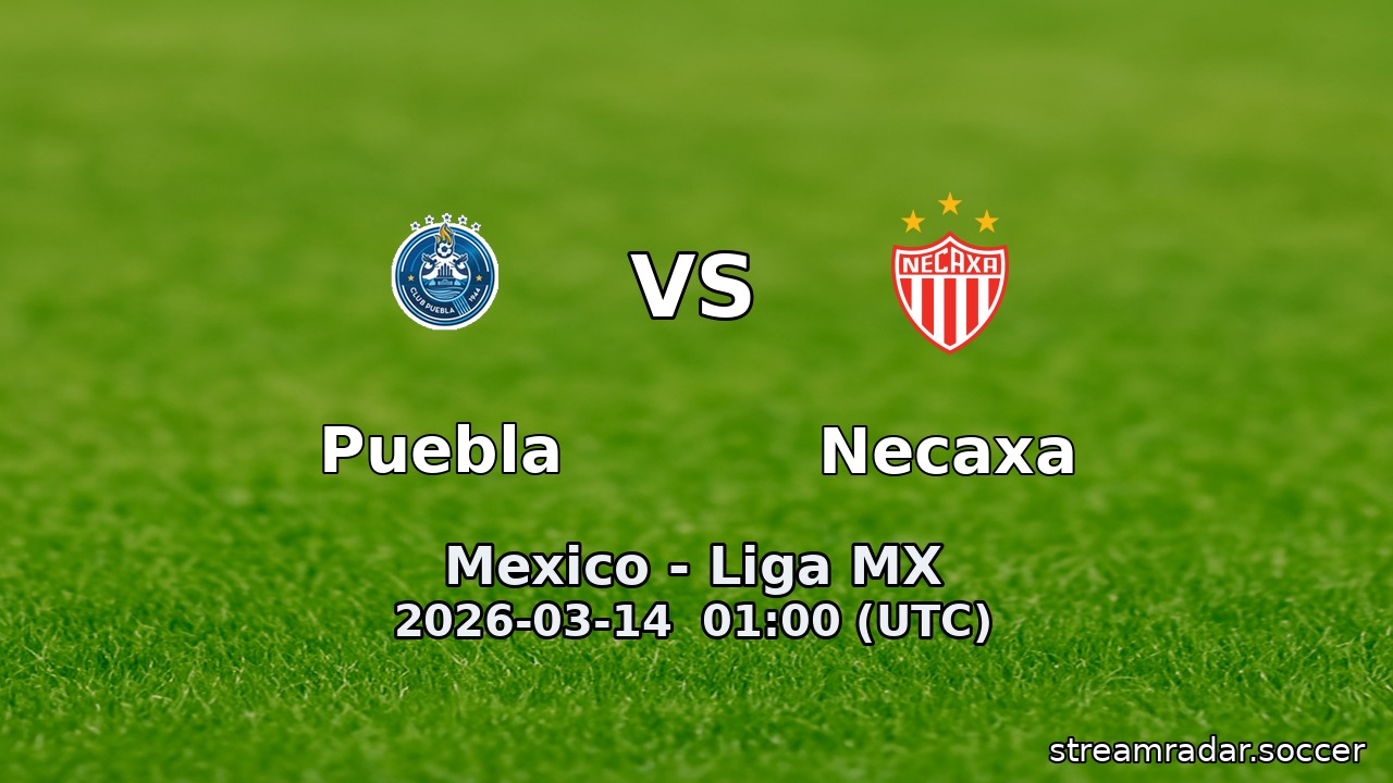 Puebla vs Necaxa