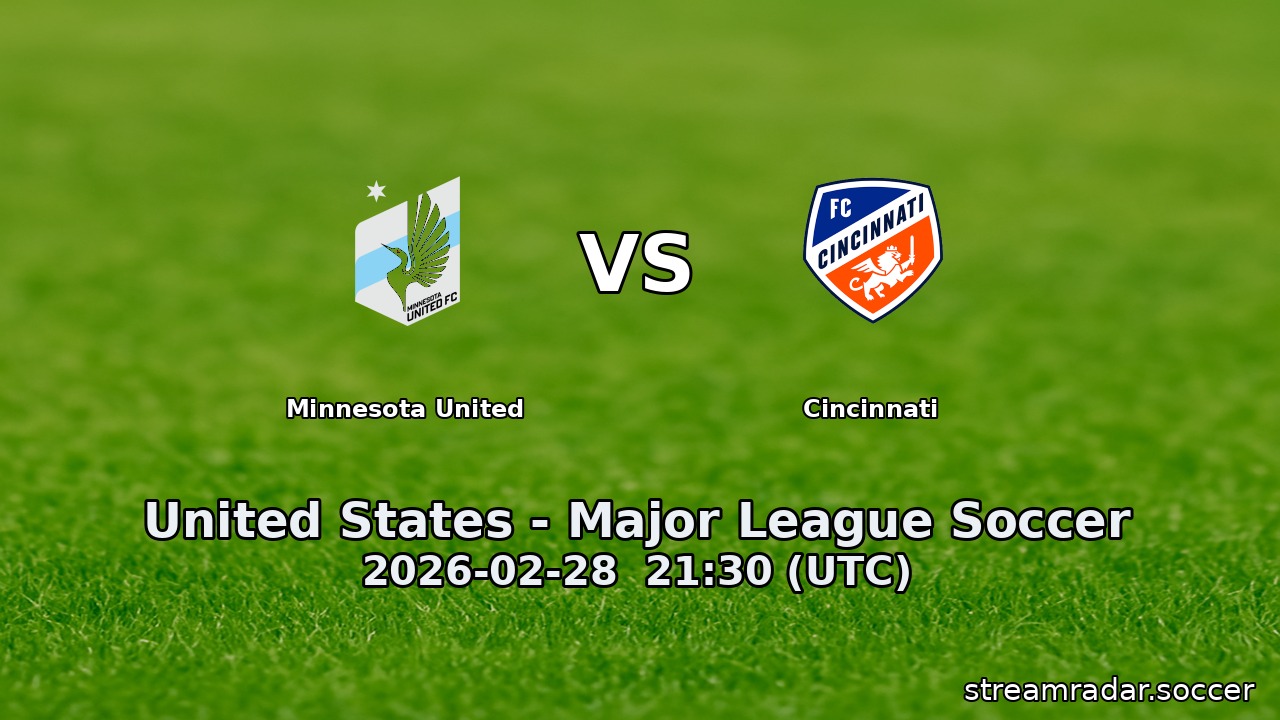 Minnesota United vs Cincinnati