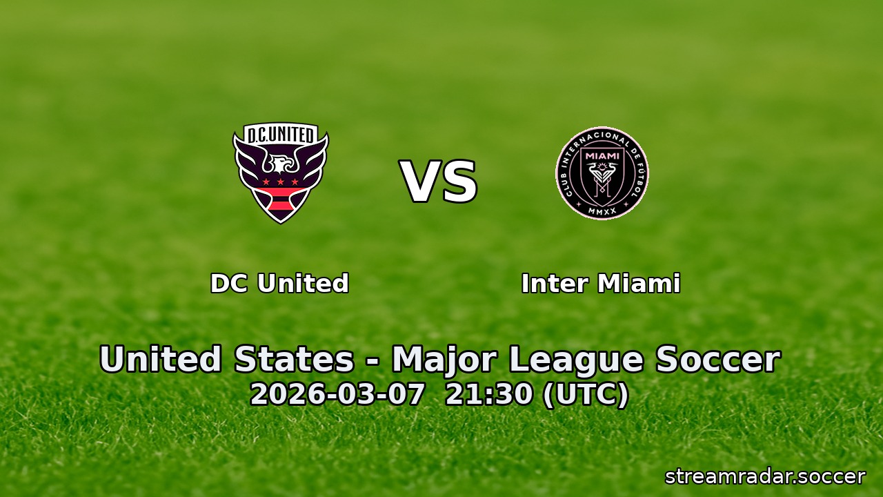 DC United vs Inter Miami