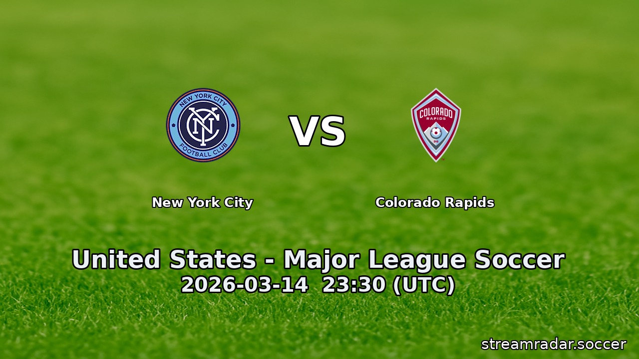 New York City vs Colorado Rapids