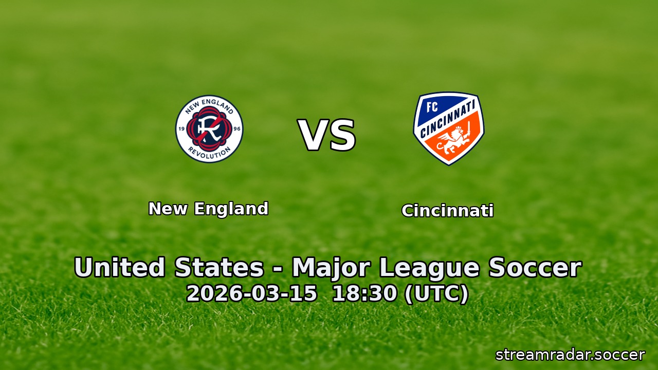 New England vs Cincinnati