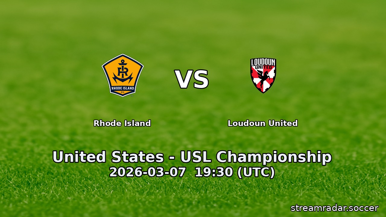 Rhode Island vs Loudoun United