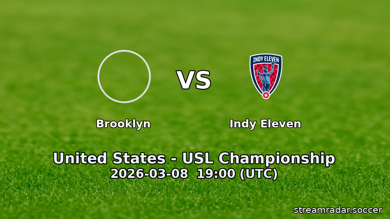 Brooklyn vs Indy Eleven