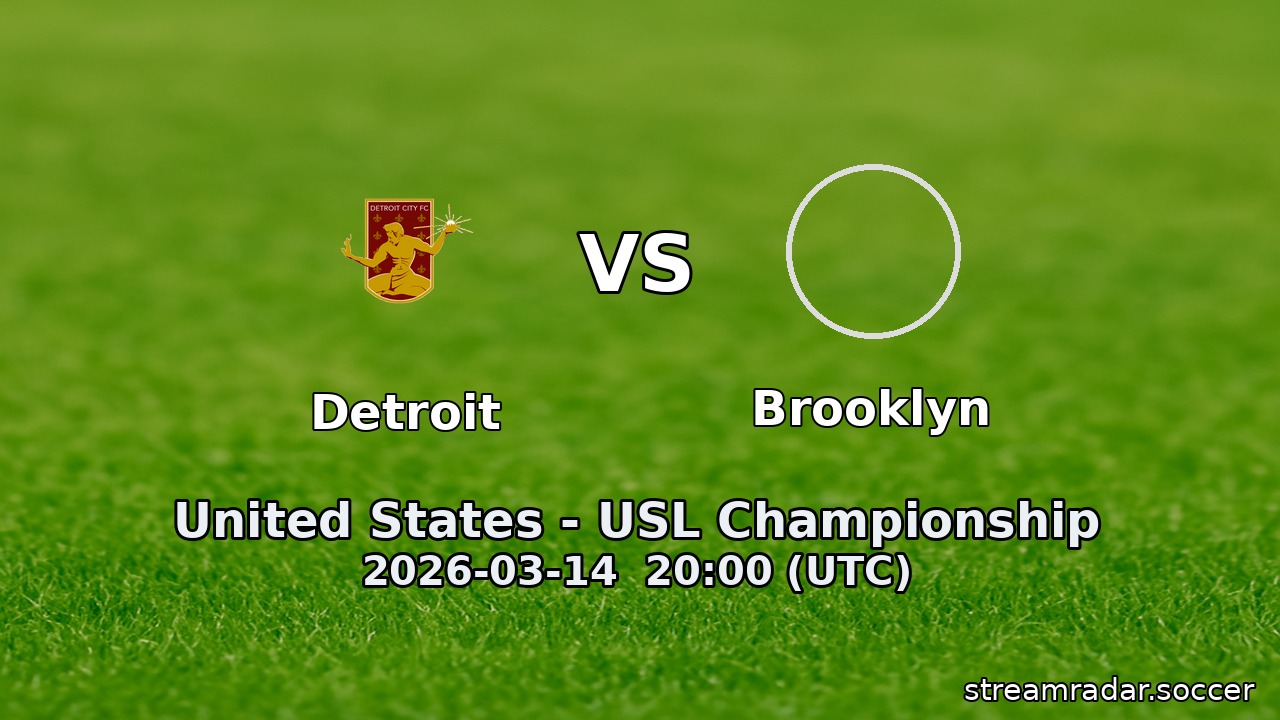 Detroit vs Brooklyn