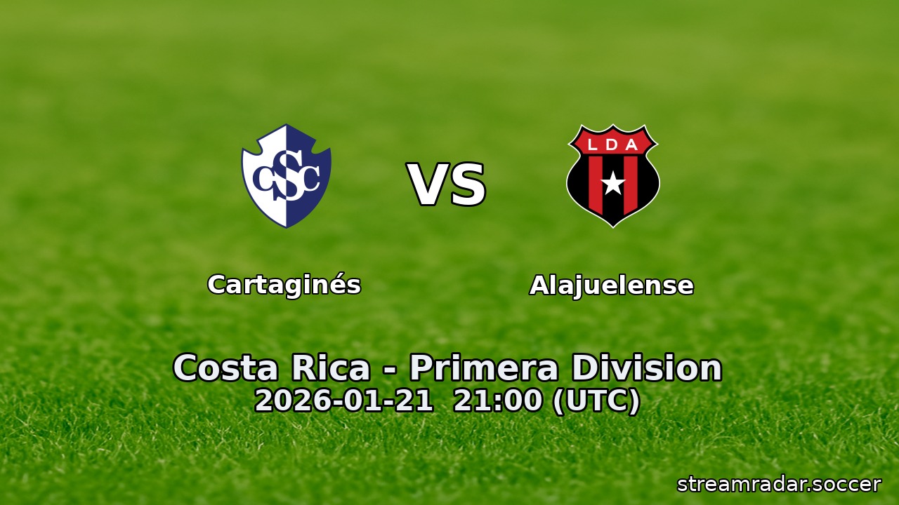 Cartaginés vs Alajuelense