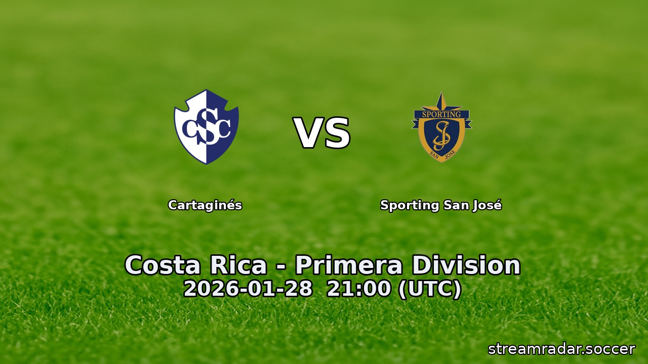 Cartaginés vs Sporting San José