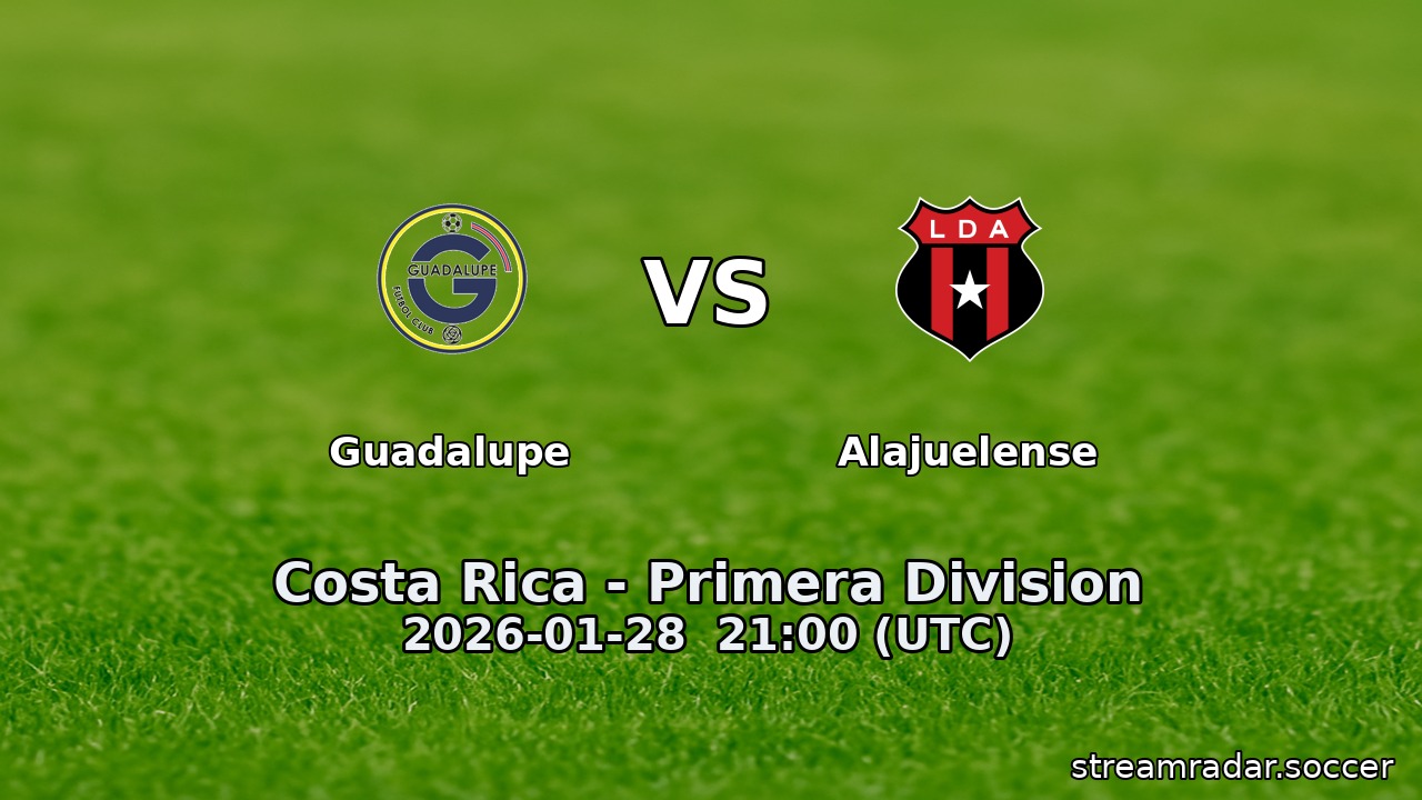 Guadalupe vs Alajuelense