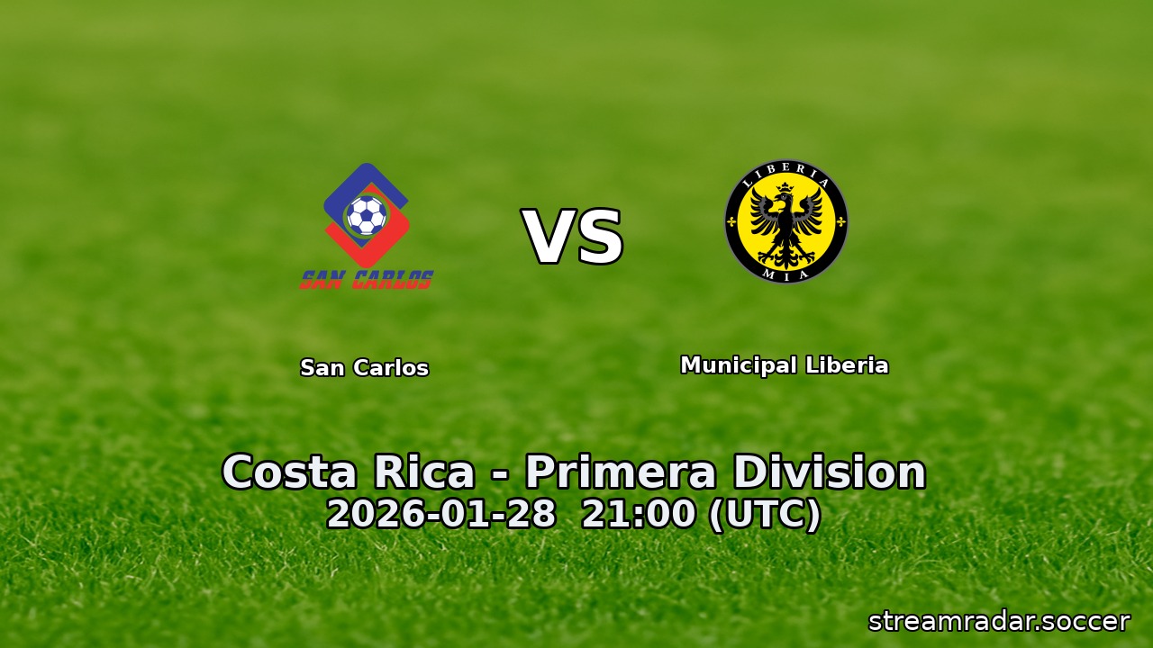 San Carlos vs Municipal Liberia