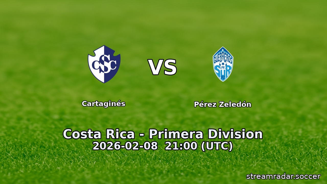 Cartaginés vs Pérez Zeledón