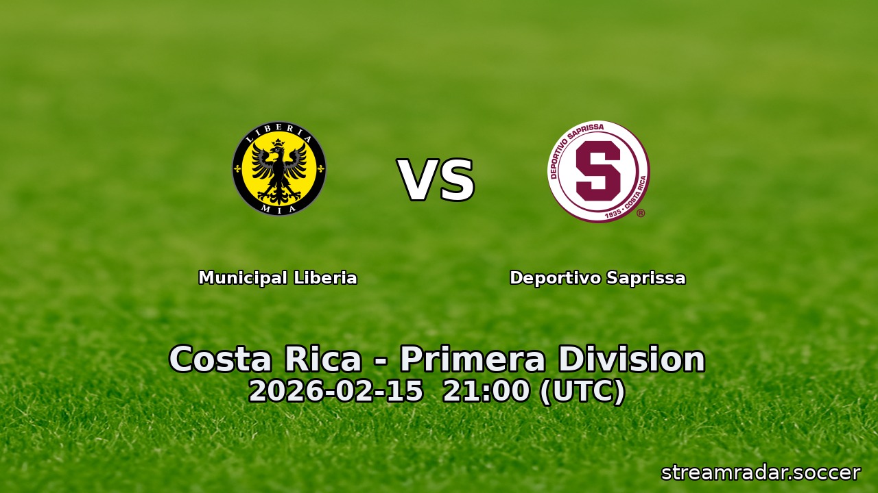 Municipal Liberia vs Deportivo Saprissa
