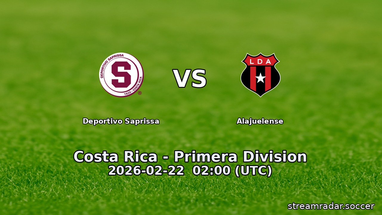 Deportivo Saprissa vs Alajuelense