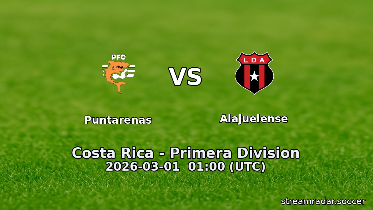 Puntarenas vs Alajuelense