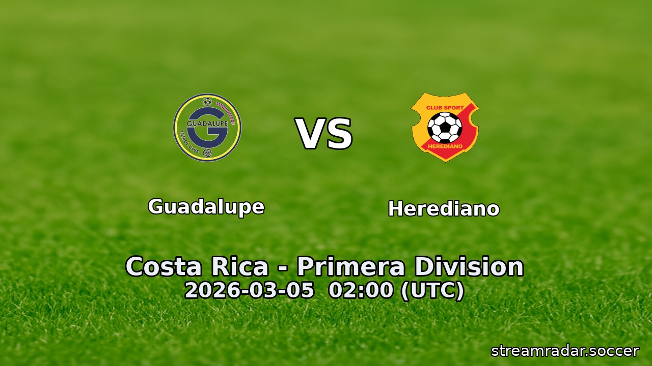Guadalupe vs Herediano