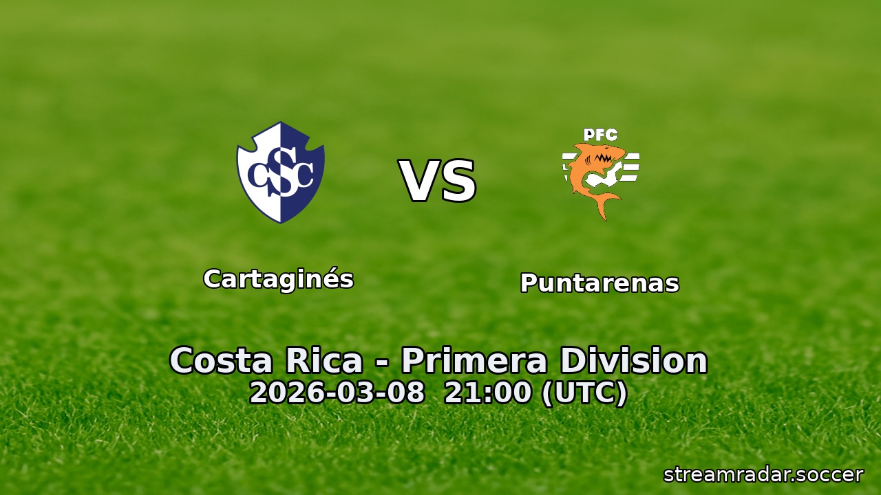 Cartaginés vs Puntarenas