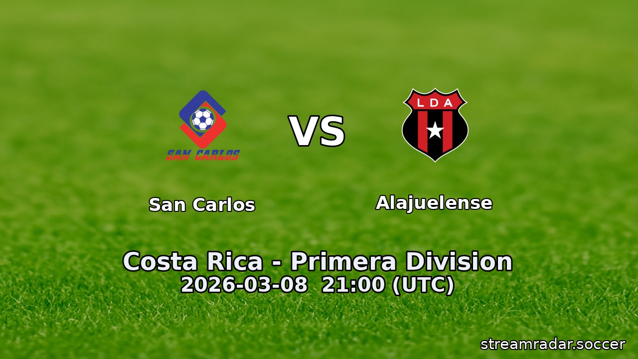 San Carlos vs Alajuelense