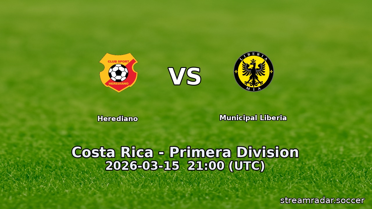 Herediano vs Municipal Liberia