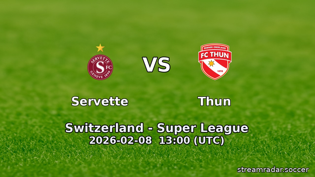 Servette vs Thun