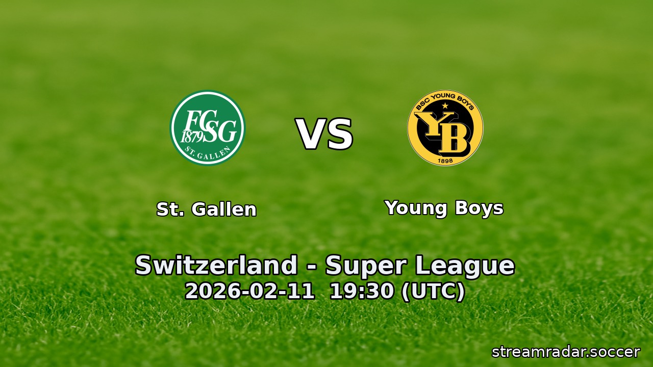 St. Gallen vs Young Boys