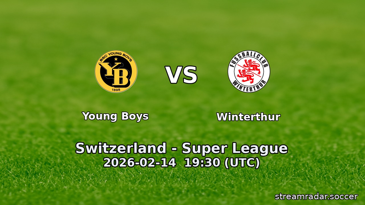 Young Boys vs Winterthur