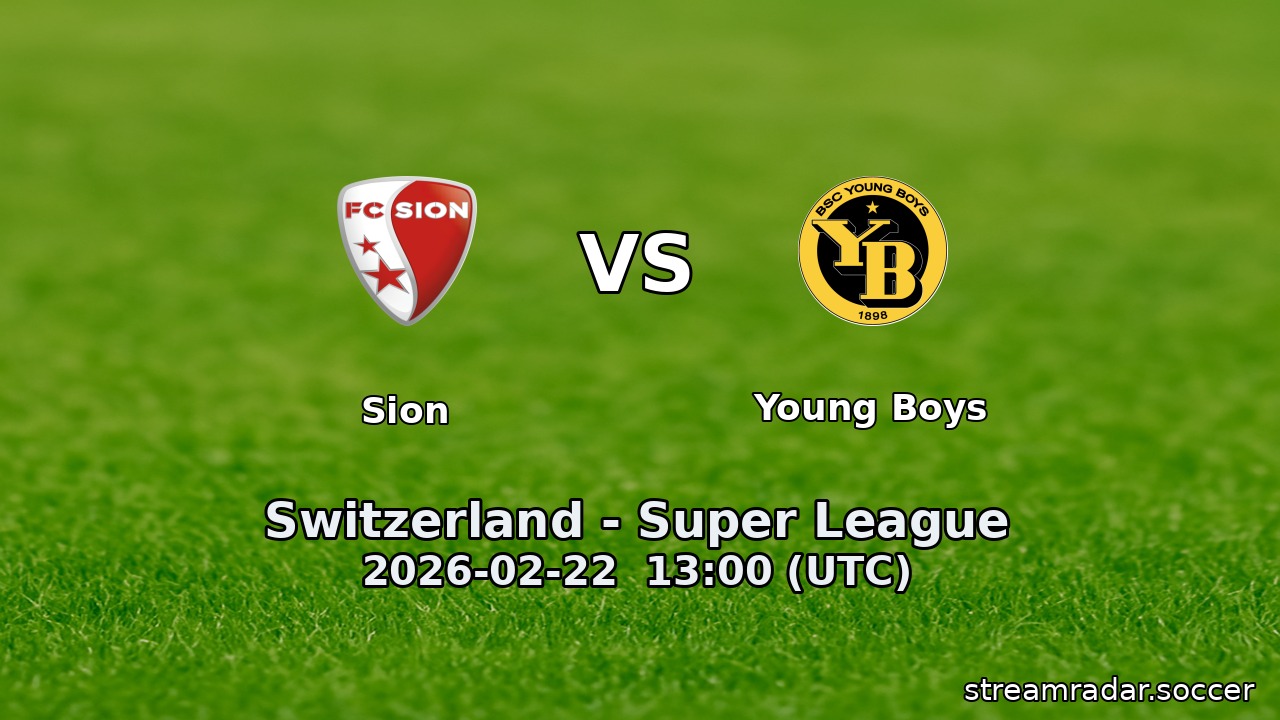 Sion vs Young Boys