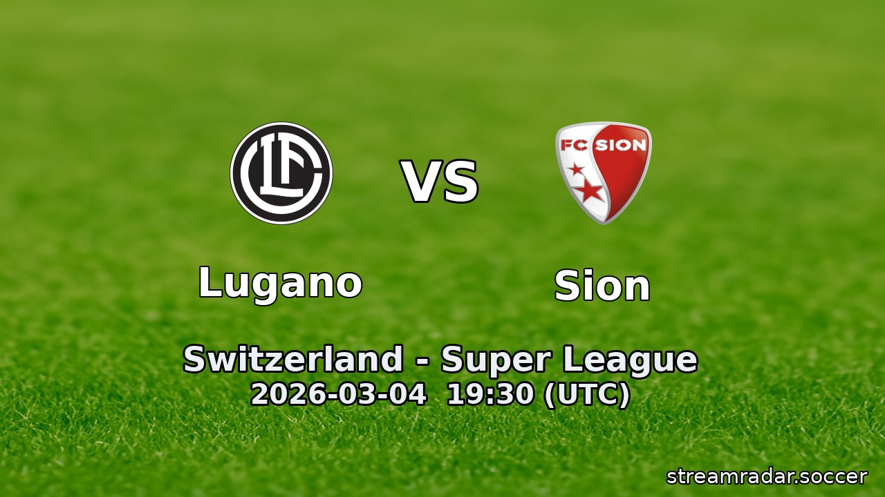 Lugano vs Sion
