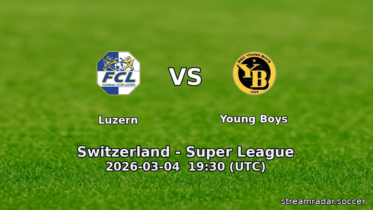 Luzern vs Young Boys