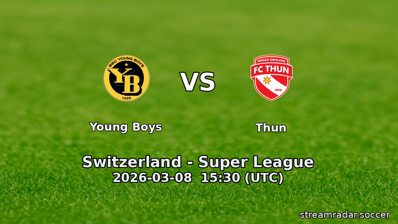 Young Boys vs Thun