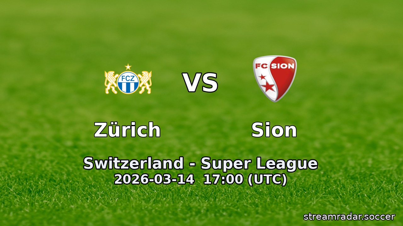 Zürich vs Sion