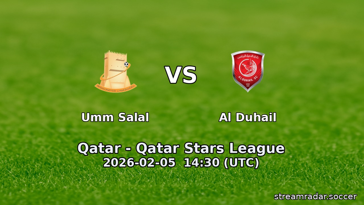 Umm Salal vs Al Duhail