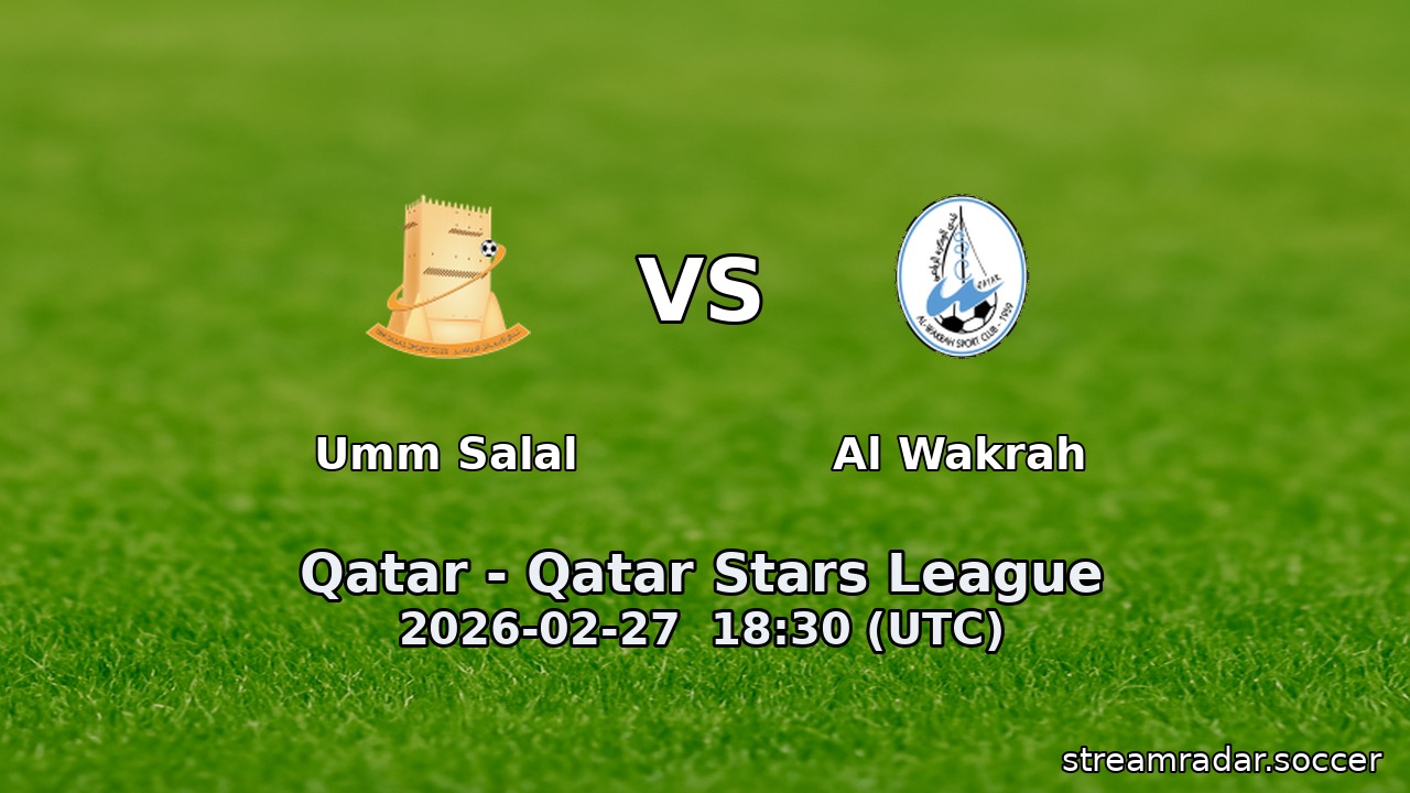 Umm Salal vs Al Wakrah