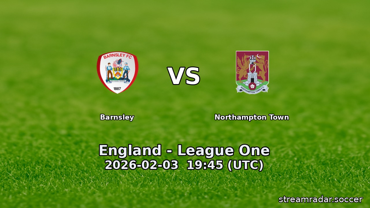 Barnsley vs Northampton Town