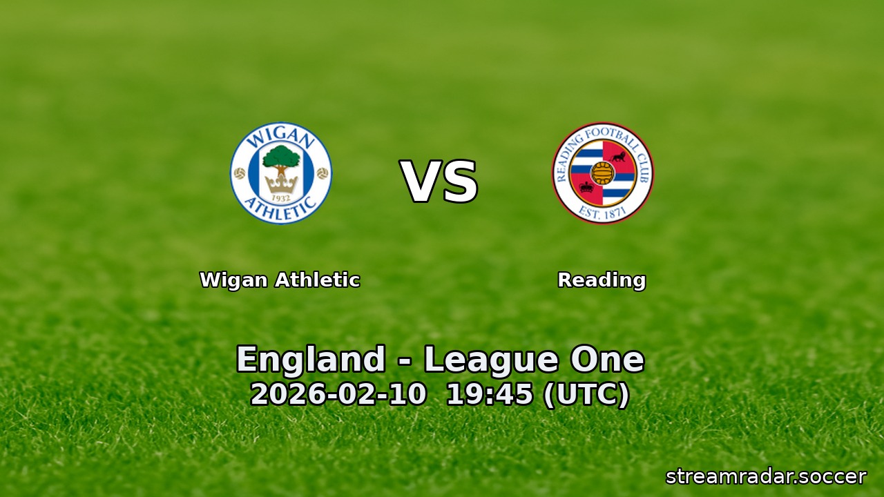 Wigan Athletic vs Reading