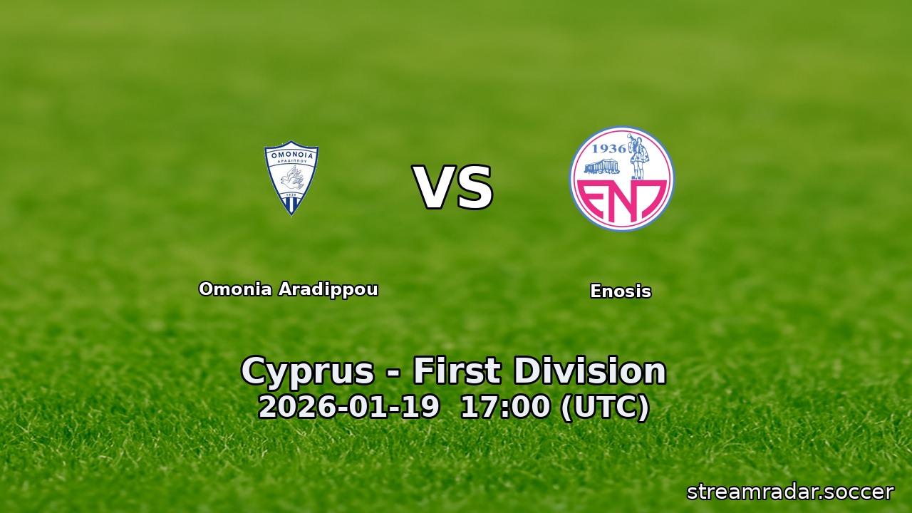 Omonia Aradippou vs Enosis