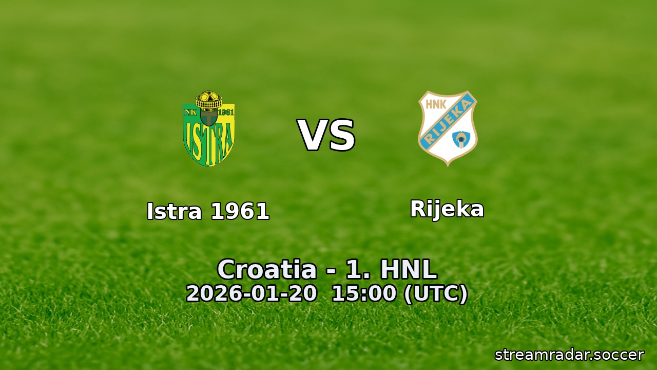Istra 1961 vs Rijeka