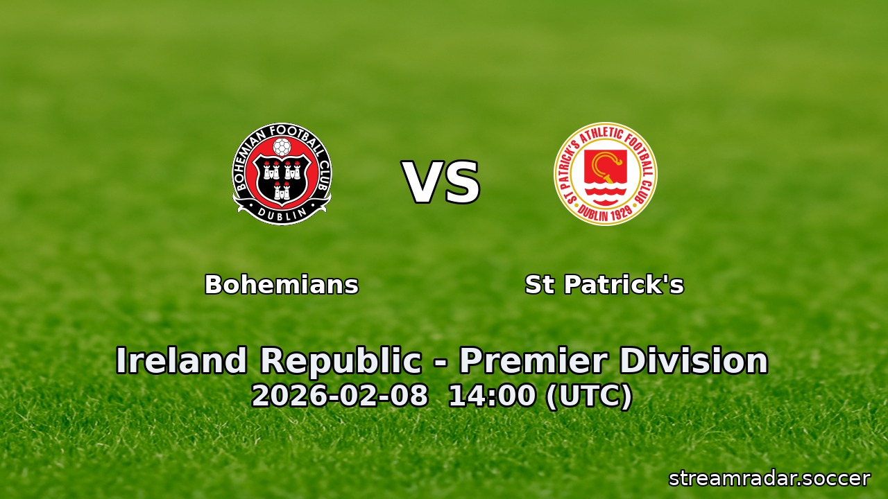 Bohemians vs St Patrick's