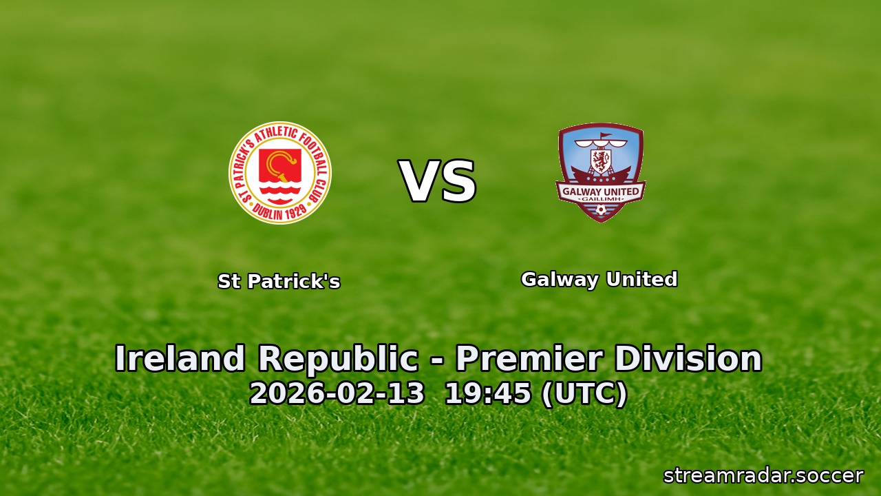 St Patrick's vs Galway United