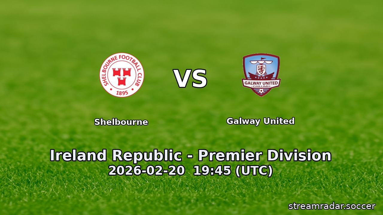Shelbourne vs Galway United