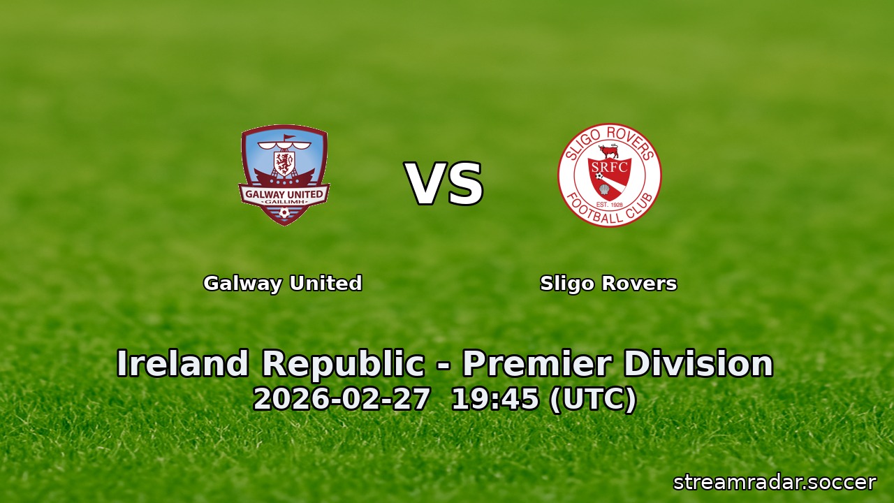 Galway United vs Sligo Rovers