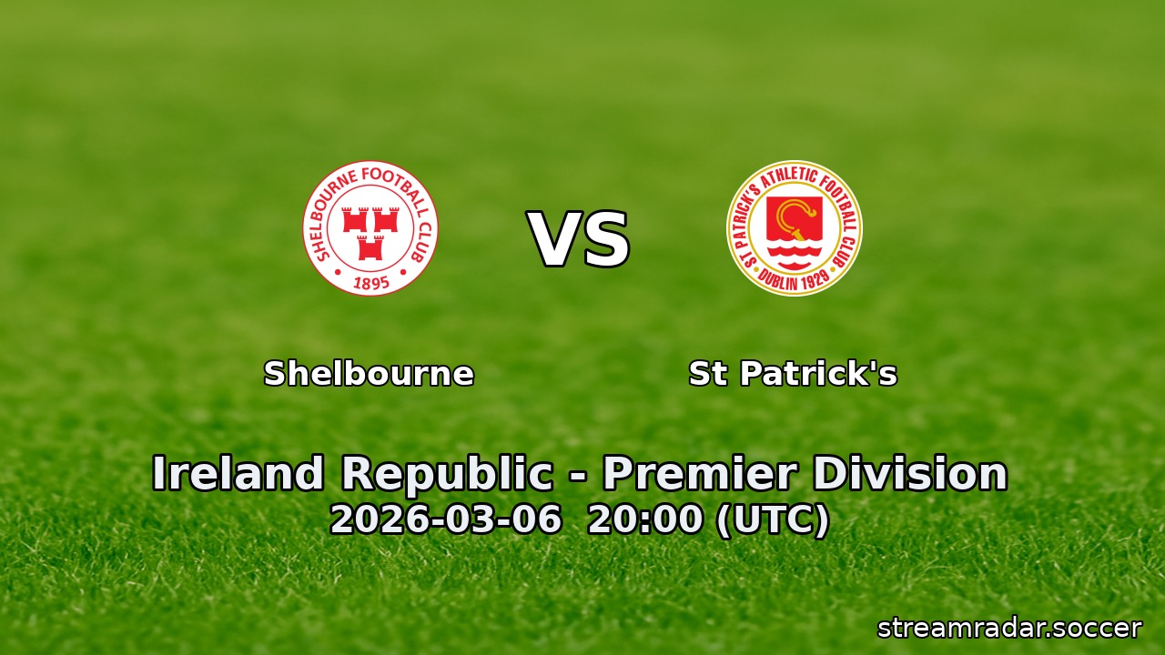 Shelbourne vs St Patrick's