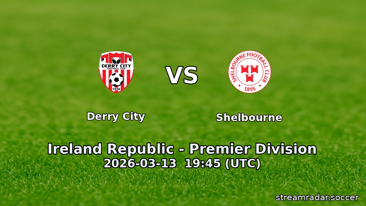 Derry City vs Shelbourne