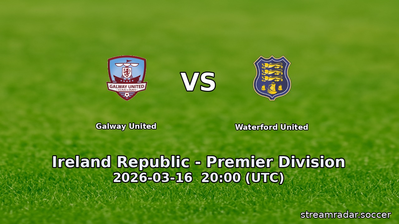 Galway United vs Waterford United
