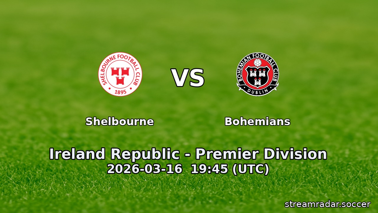Shelbourne vs Bohemians