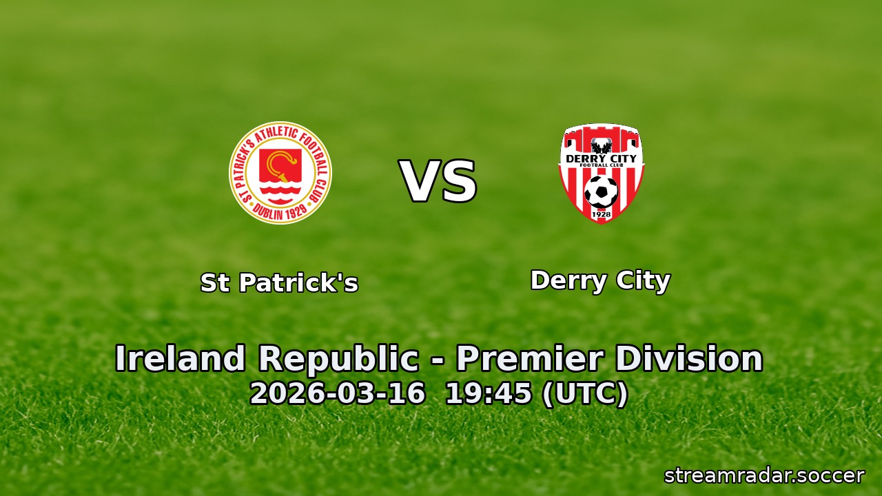 St Patrick's vs Derry City