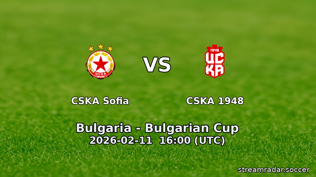 CSKA Sofia vs CSKA 1948