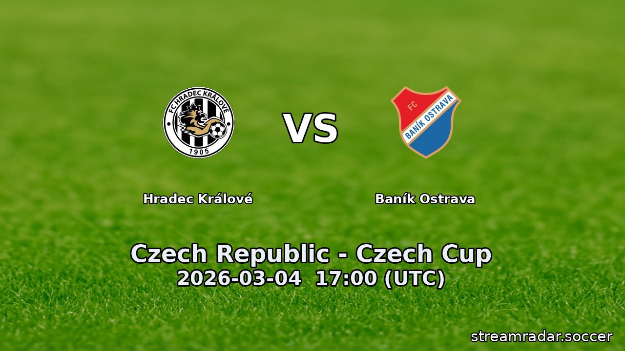 Hradec Králové vs Baník Ostrava