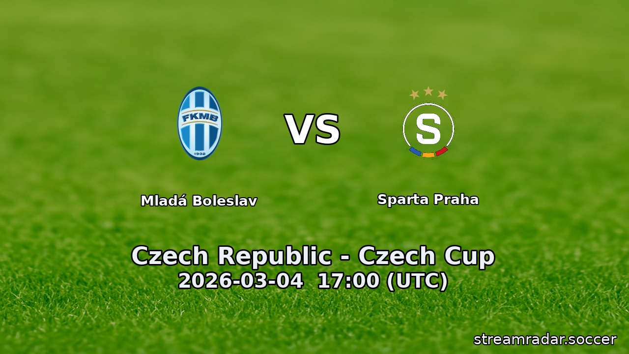 Mladá Boleslav vs Sparta Praha