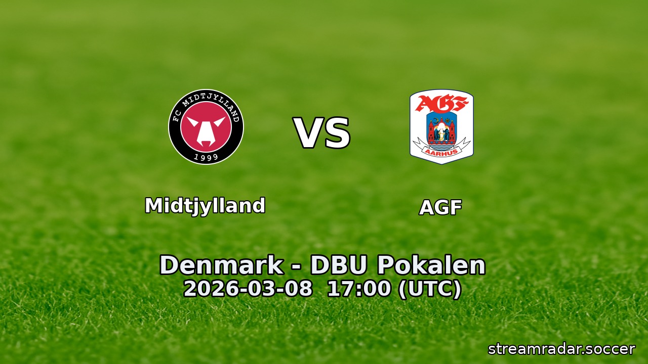 Midtjylland vs AGF